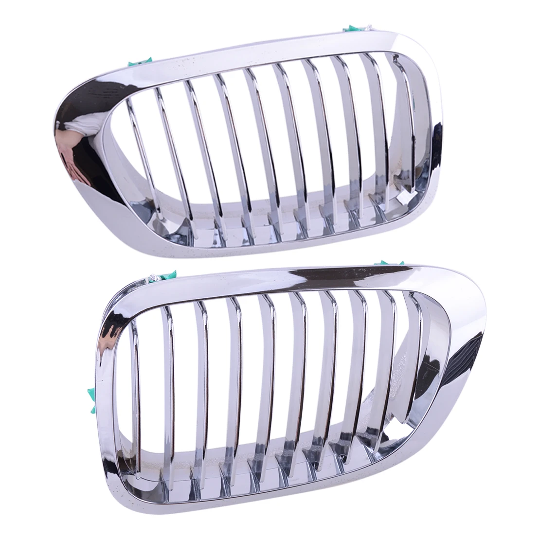 1 Pair Car Front Hood Kidney Grille Cover Chrome Style Fit for BMW 3 E46 2-Door Coupe Cabriolet Pre-facelift 1999 2000 2001 2002
1 Pair Car Front Hood Kidney Grille Cover Chrome Style Fit for BMW 3 E46 2-Door Coupe Cabriolet Pre-facelift 1999 2000 2001 2002