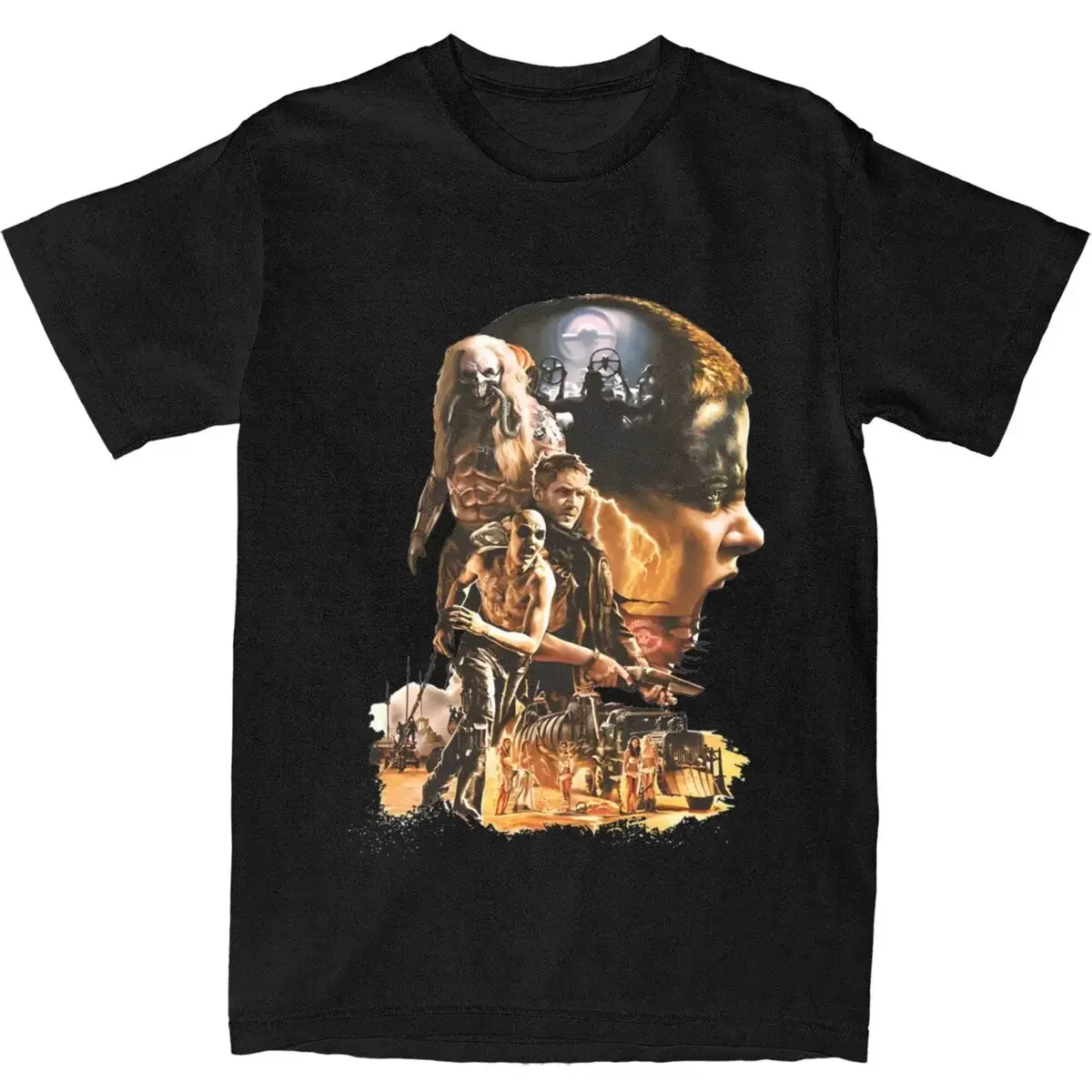 Футболка SIFURIO Mad Max мужская оверсайз из чистого хлопка рубашка с коротким рукавом