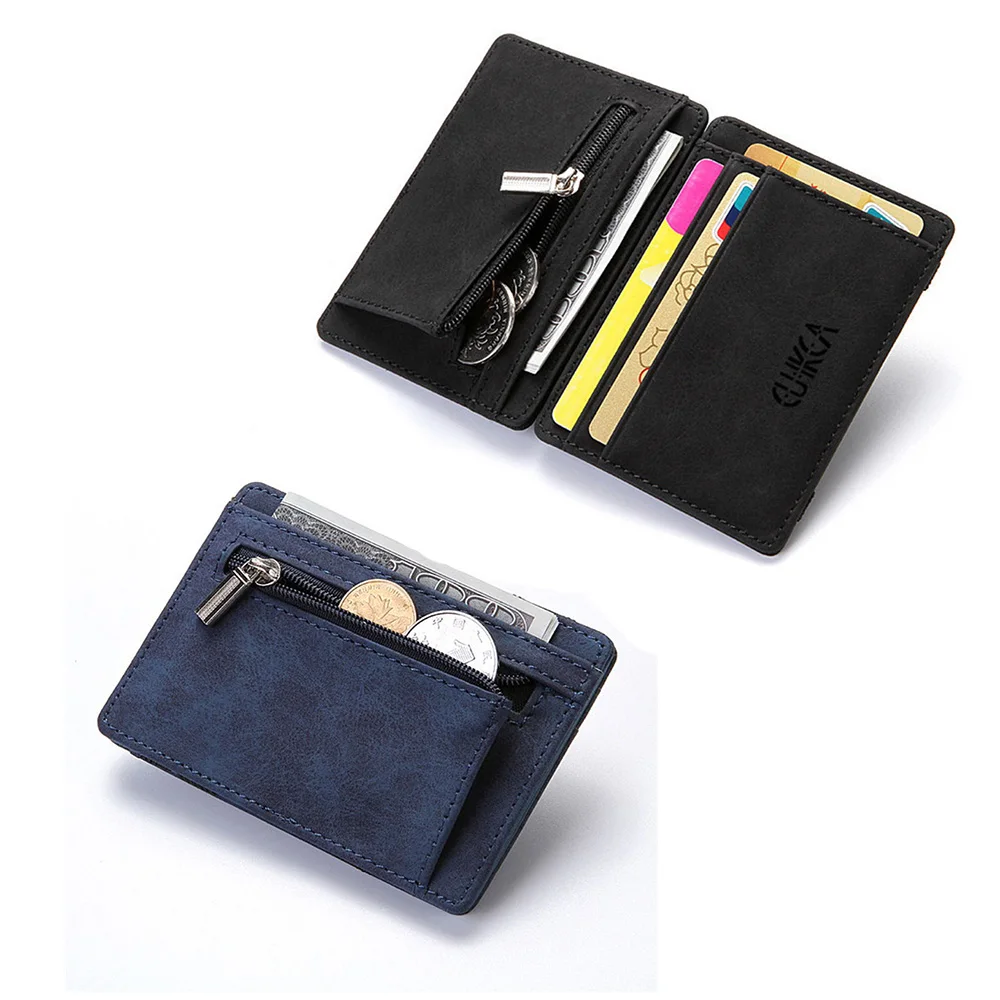 Korean Version Wallet Creative Pu Magic Card Holder Simple Men'S Short Clutch Wallet Zipper Coin Purse Holder Unisex
Korean Version Wallet Creative Pu Magic Card Holder Simple Men'S Short Clutch Wallet Zipper Coin Purse Holder Unisex