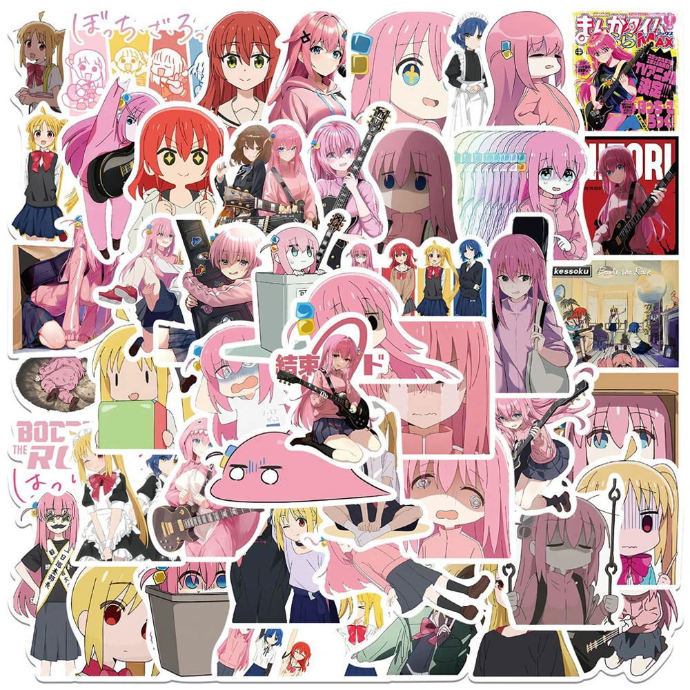 10/30/50pcs BOCCHI THE ROCK! Stickers Anime Gotoh Hitori Cartoon Decals DIY Guitar Luggage Laptop Phone Case Cute Kids Sticker
10/30/50pcs BOCCHI THE ROCK! Stickers Anime Gotoh Hitori Cartoon Decals DIY Guitar Luggage Laptop Phone Case Cute Kids Sticker