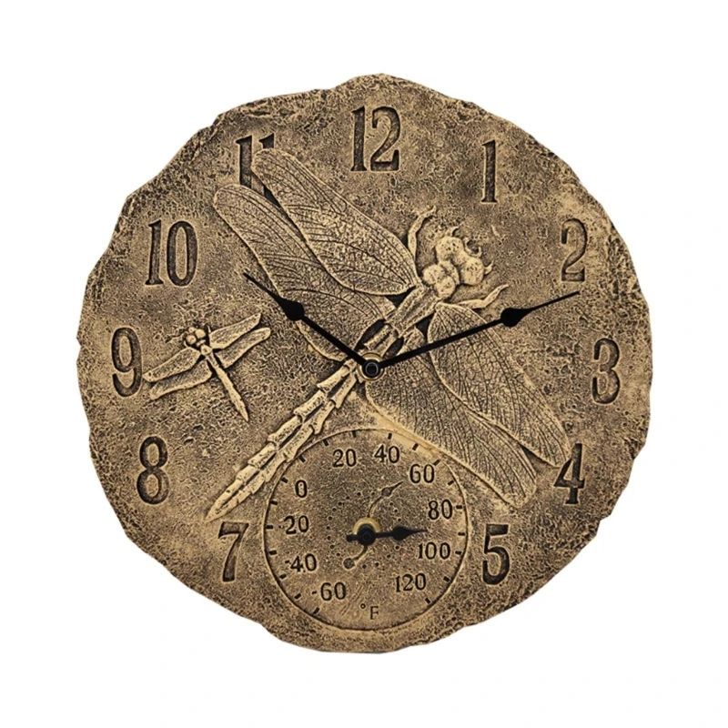 

Настенные часы с термометром подарок на новоселье для друзей или для любого возлюбленного бабочки