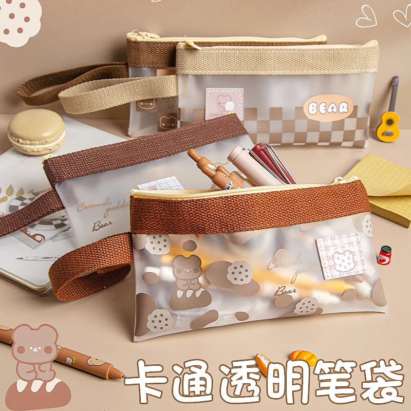 Transparent Pencil Bag Ins Japanese Stationery Bag Storage Bag For Student
Transparent Pencil Bag Ins Japanese Stationery Bag Storage Bag For Student