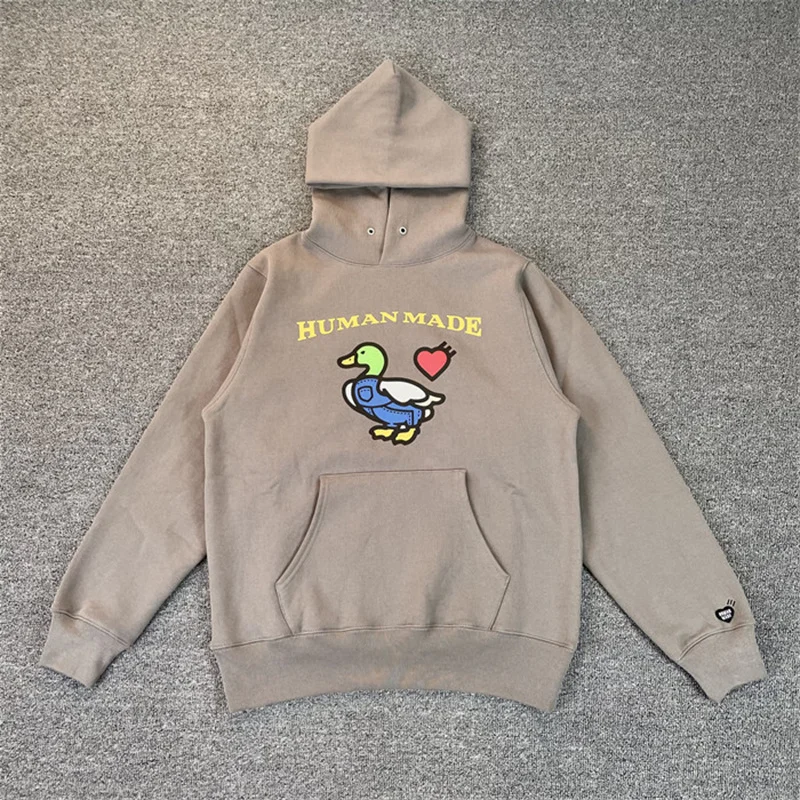 HUMAN MADE 23SS New Pattern Cowboy Strap Duck Character Printing Loose Casual Men's And Women's Hooded Pullover Sweater
HUMAN MADE 23SS New Pattern Cowboy Strap Duck Character Printing Loose Casual Men's And Women's Hooded Pullover Sweater