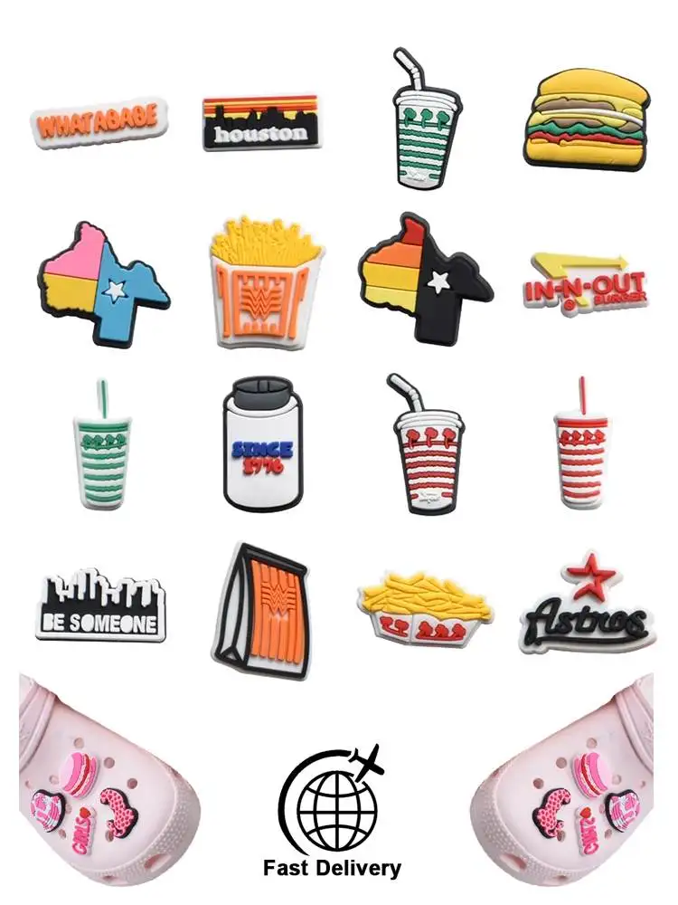 1Pcs PVC Food for Croc Charm DIY Shoes Accessories Badge Women Clogs Buckle Kids Pins Decoration Jeans X-mas Gift Dropshipping
1Pcs PVC Food for Croc Charm DIY Shoes Accessories Badge Women Clogs Buckle Kids Pins Decoration Jeans X-mas Gift Dropshipping