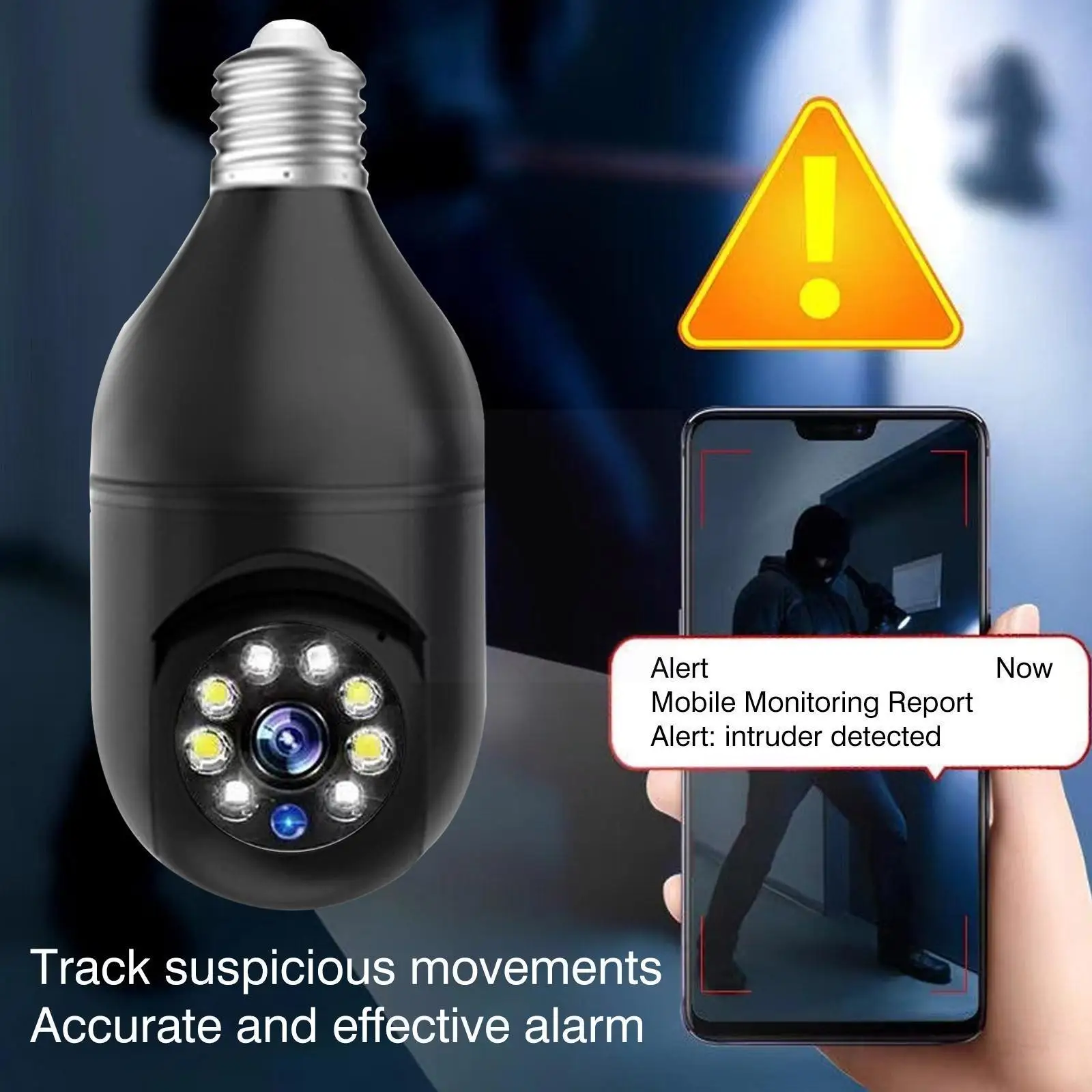 5G Wifi E27 Bulb Surveillance Camera Night Vision Full Video Monitor 4X Zoom Security Color Tracking Digital Automatic Cam R3U2
5G Wifi E27 Bulb Surveillance Camera Night Vision Full Video Monitor 4X Zoom Security Color Tracking Digital Automatic Cam R3U2