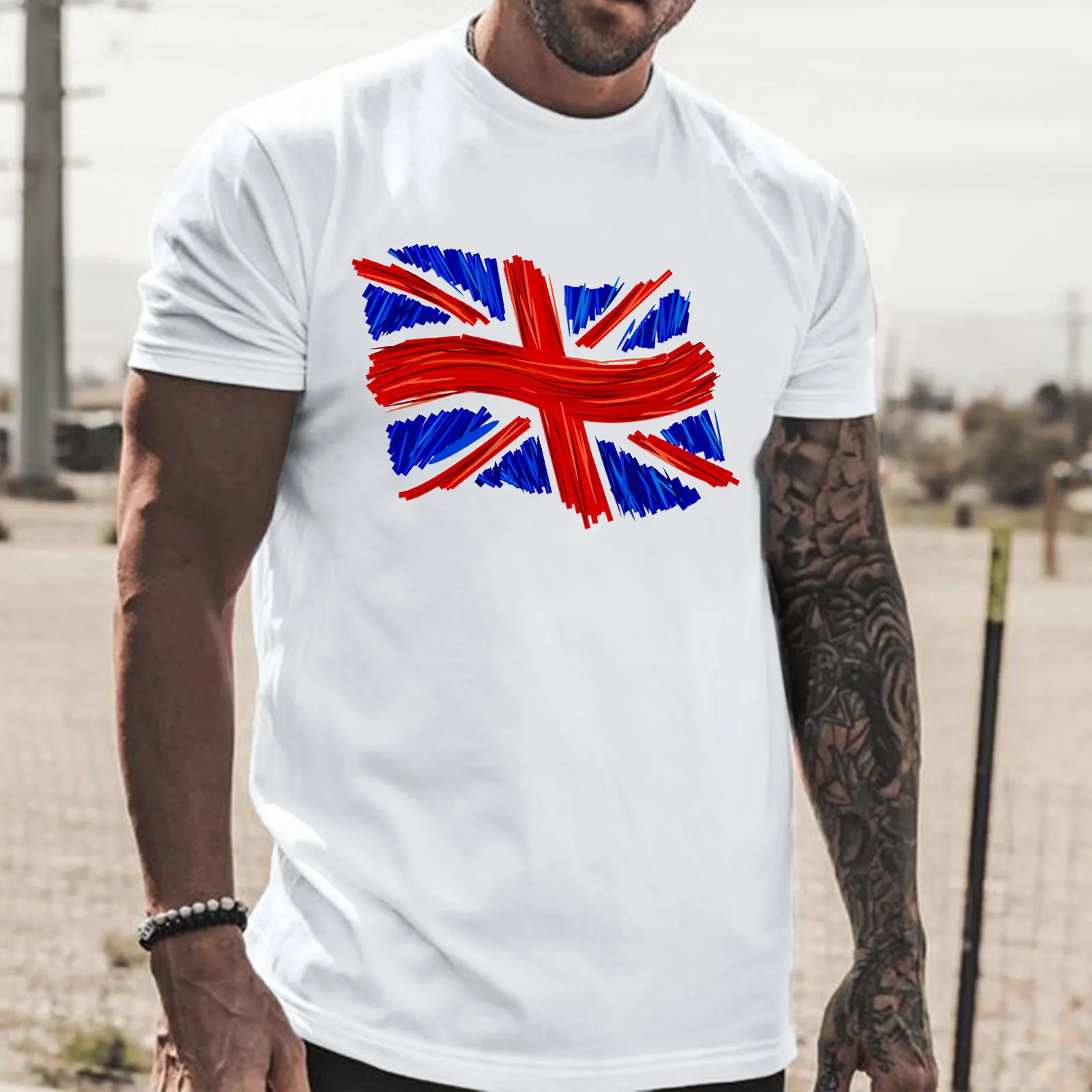 Scrub Tops Men Male Summer England Flag Print T Shirt Blouse Round Neck Short Sleeve T Shirts for Man Anime T Shirts for Men
Scrub Tops Men Male Summer England Flag Print T Shirt Blouse Round Neck Short Sleeve T Shirts for Man Anime T Shirts for Men