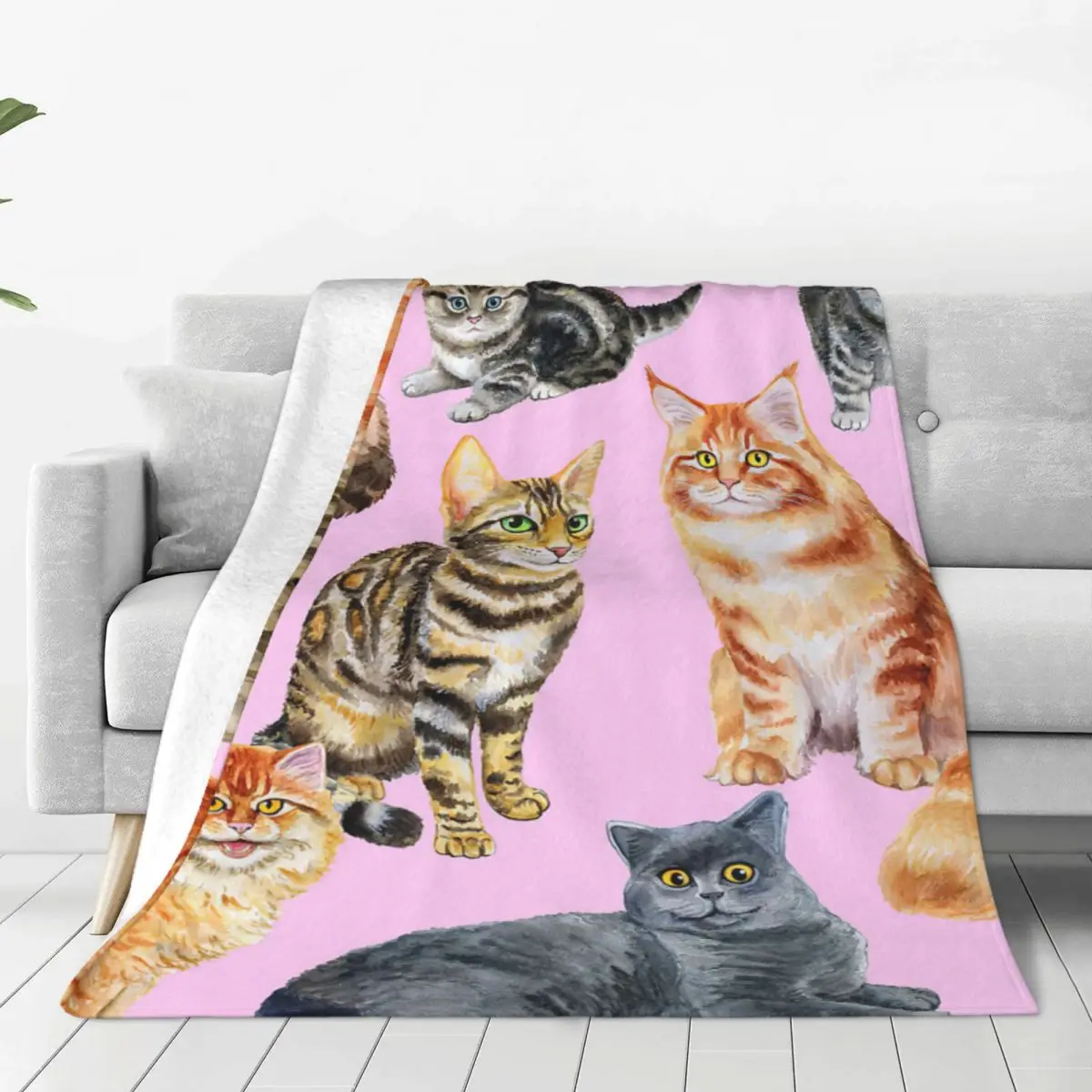 Seamless Pattern With Cats Flannel Fleece Blanket For Kids Teens Adults Soft Cozy Warm Fuzzy
Seamless Pattern With Cats Flannel Fleece Blanket For Kids Teens Adults Soft Cozy Warm Fuzzy
