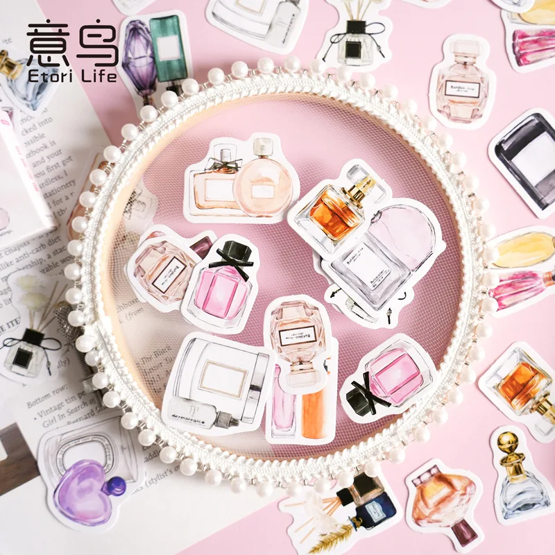 Etori Life 46pcs/ Box Perfume Bottle Sticker Box Stationery Sticker Mobile Phone Hand Account DIY Decorative Sticker
Etori Life 46pcs/ Box Perfume Bottle Sticker Box Stationery Sticker Mobile Phone Hand Account DIY Decorative Sticker