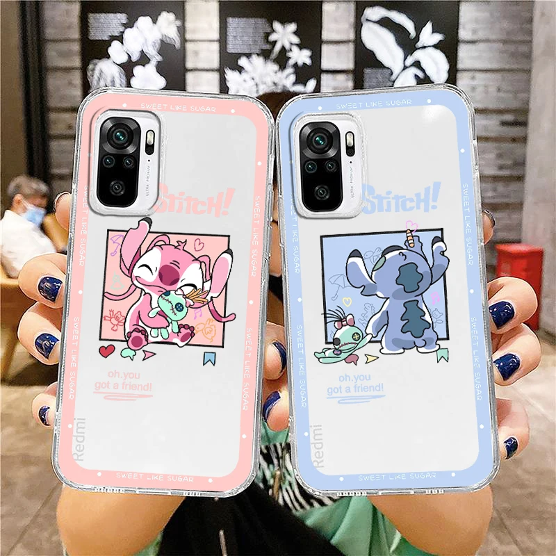 Transparent Phone Case For Xiaomi Redmi Note 12 11E 11S 11 11T 10 10S 9 9T 9S 8 8T Pro Plus 5G Disney Stitch Cute Cover Shell
Transparent Phone Case For Xiaomi Redmi Note 12 11E 11S 11 11T 10 10S 9 9T 9S 8 8T Pro Plus 5G Disney Stitch Cute Cover Shell