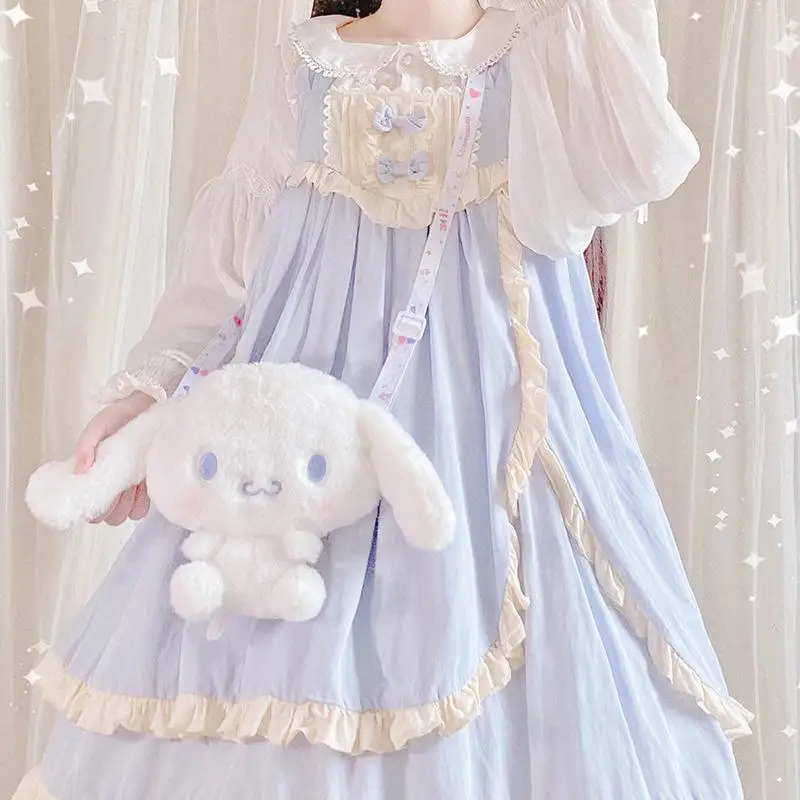 Sanrios Anime Cute Plush Cinnamoroll Doll Handbag Kawaii Anime Plushie Toys Inclined Shoulder Bag Girl Storage Bag Birthday Gift
Sanrios Anime Cute Plush Cinnamoroll Doll Handbag Kawaii Anime Plushie Toys Inclined Shoulder Bag Girl Storage Bag Birthday Gift