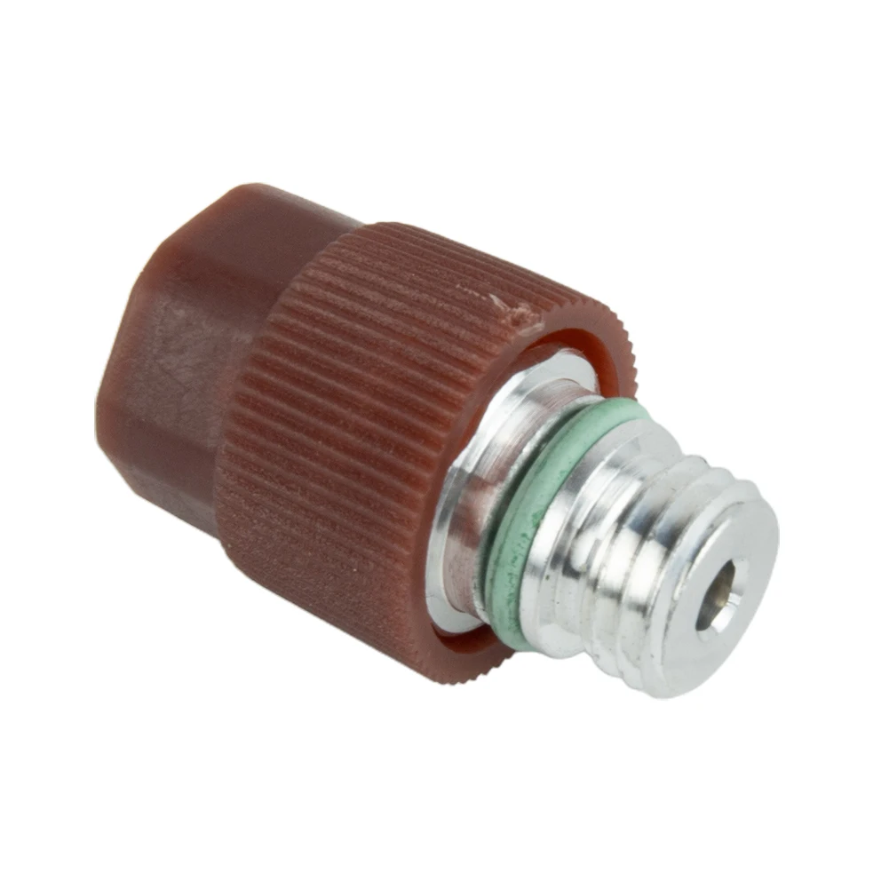 A/C Service Valve High Side R-134a Port Adapter With Replaceable Valve Cores For A/C Charging Port Adapter Valves Kits
A/C Service Valve High Side R-134a Port Adapter With Replaceable Valve Cores For A/C Charging Port Adapter Valves Kits