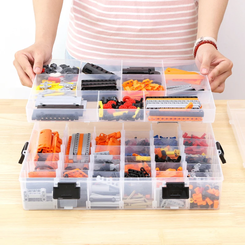 Building Blocks Storage Box Plastic Children's Toy Organizer Dust-Proof Building Block Component Container Tool Storage Case
Building Blocks Storage Box Plastic Children's Toy Organizer Dust-Proof Building Block Component Container Tool Storage Case