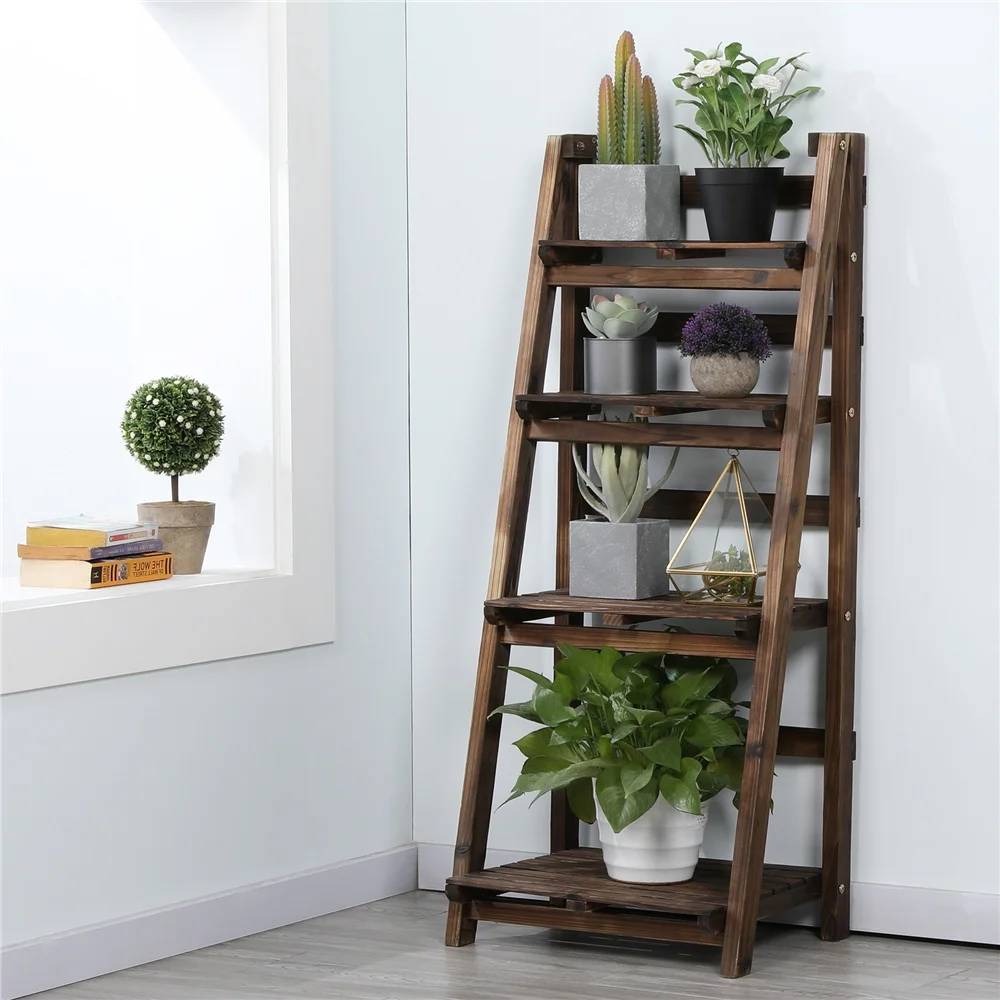 4 Tier Foldable Wooden Plant Display Stand for Indoors Outdoors, Display Storage Rack Adjustable Hanger Rod Bamboo Patio
4 Tier Foldable Wooden Plant Display Stand for Indoors Outdoors, Display Storage Rack Adjustable Hanger Rod Bamboo Patio