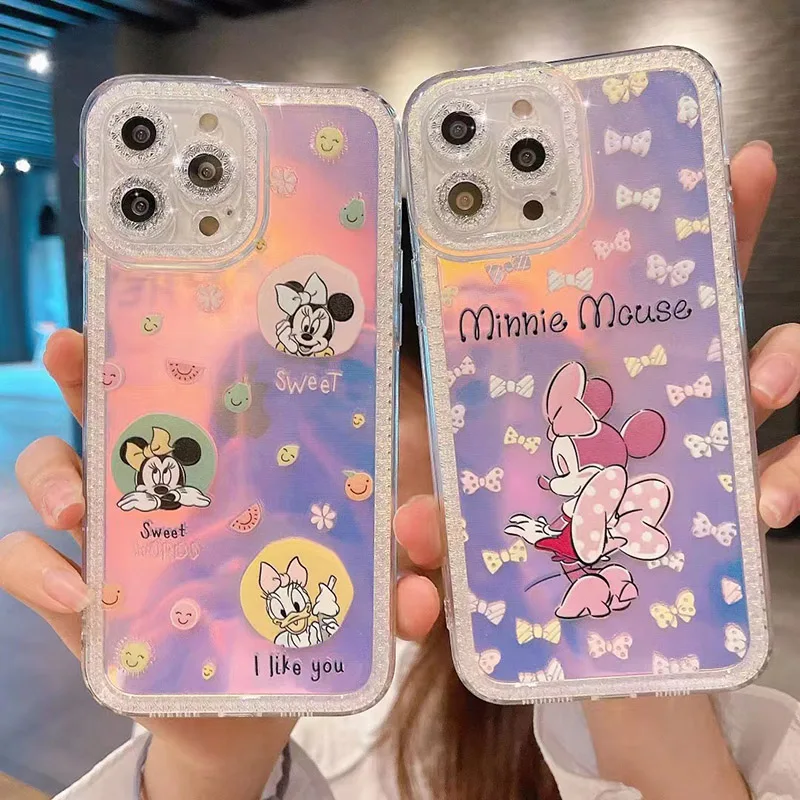 Bling Diamond Mickey Minnie Mouse Laser Phone Case For iphone 13pro 13 Pro Max 11 12 Pro Max Soft TPU For iphone XS XR XS MAX
Bling Diamond Mickey Minnie Mouse Laser Phone Case For iphone 13pro 13 Pro Max 11 12 Pro Max Soft TPU For iphone XS XR XS MAX