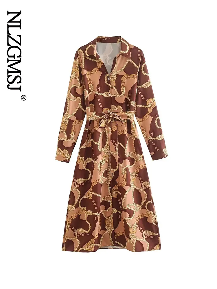 Nlzgmsj 2022 Fashion Women Chain Print Dress Long Sleeve Office Ladies Midi Dress
Nlzgmsj 2022 Fashion Women Chain Print Dress Long Sleeve Office Ladies Midi Dress