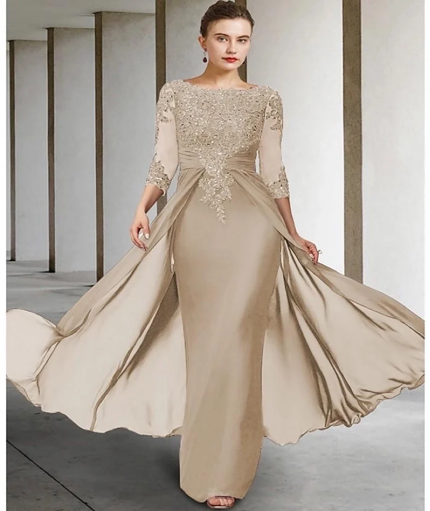 Purple Chiffon Mother Of The Bride Dresses 3/4 Sleeves Mermaid Appliques Lace Sequined Beaded Zipper Mother Evening Prom Gowns
Purple Chiffon Mother Of The Bride Dresses 3/4 Sleeves Mermaid Appliques Lace Sequined Beaded Zipper Mother Evening Prom Gowns