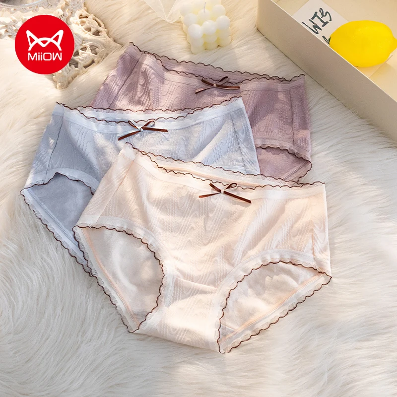 MiiOW 4Pcs Popular For Women's Sexy Panties Lingerie Comfortable Ladies Underwear Lace Thongs Underpants Erotic MM2418
MiiOW 4Pcs Popular For Women's Sexy Panties Lingerie Comfortable Ladies Underwear Lace Thongs Underpants Erotic MM2418