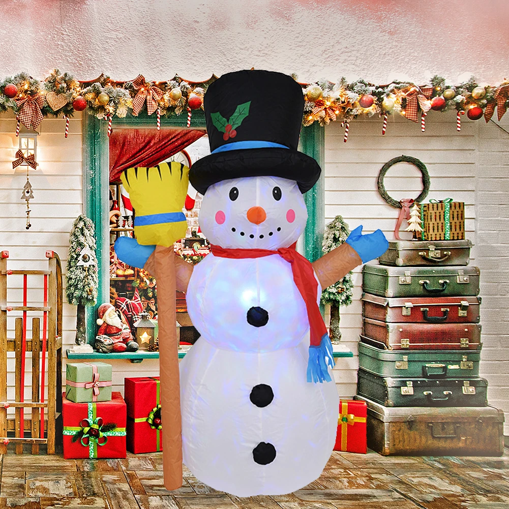 1.2m Giant Snowman Rotating Lights LED Cartoon Giant Snowman Party Balloons Inflatable Toys Garden Lawn Yard Supplies Xmas Props
1.2m Giant Snowman Rotating Lights LED Cartoon Giant Snowman Party Balloons Inflatable Toys Garden Lawn Yard Supplies Xmas Props