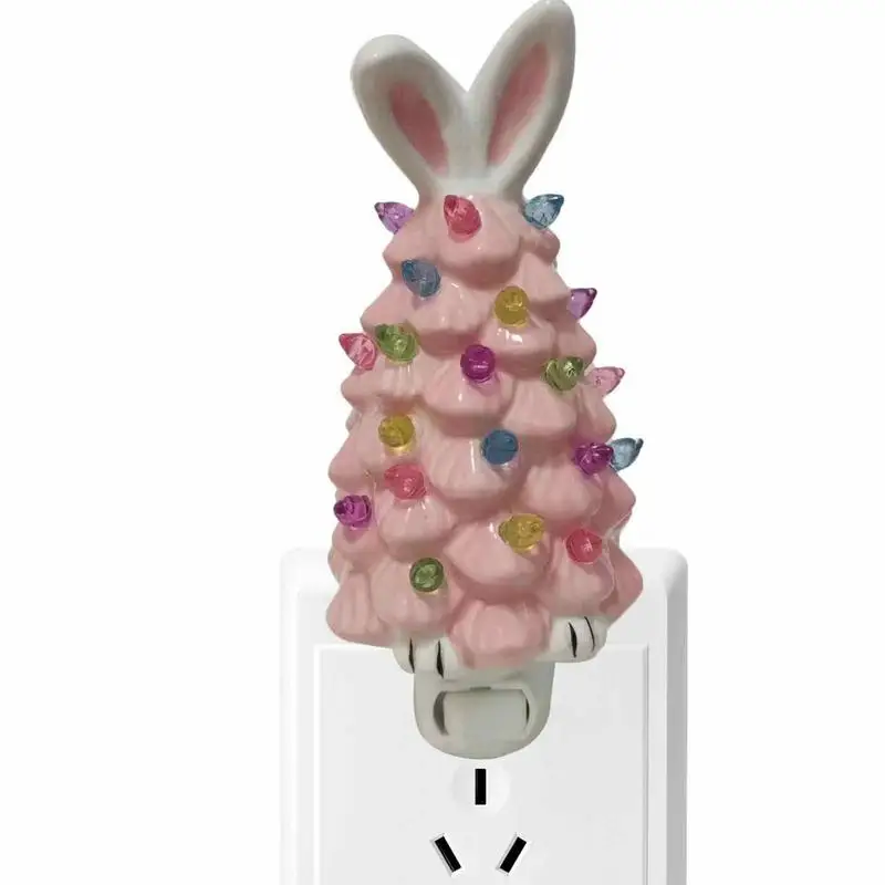 Easter Bunny Tree Night Light Plug-in LED Lamp Easter Small Bunny Night Light Ornament For Bedroom Home Decoration
Easter Bunny Tree Night Light Plug-in LED Lamp Easter Small Bunny Night Light Ornament For Bedroom Home Decoration
