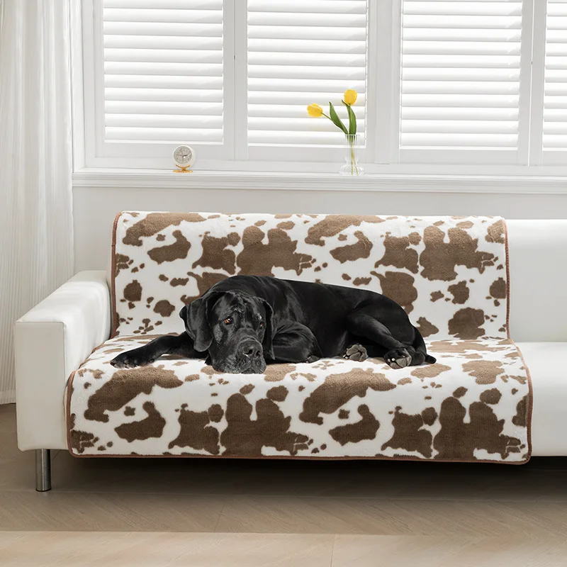 Cow Print Short Plush Blanket Pet Cushion Soft And Comfortable Deep Sleep Pet Sofa Cushion Reusable Seat Cover Mats For Sofa Bed
Cow Print Short Plush Blanket Pet Cushion Soft And Comfortable Deep Sleep Pet Sofa Cushion Reusable Seat Cover Mats For Sofa Bed
