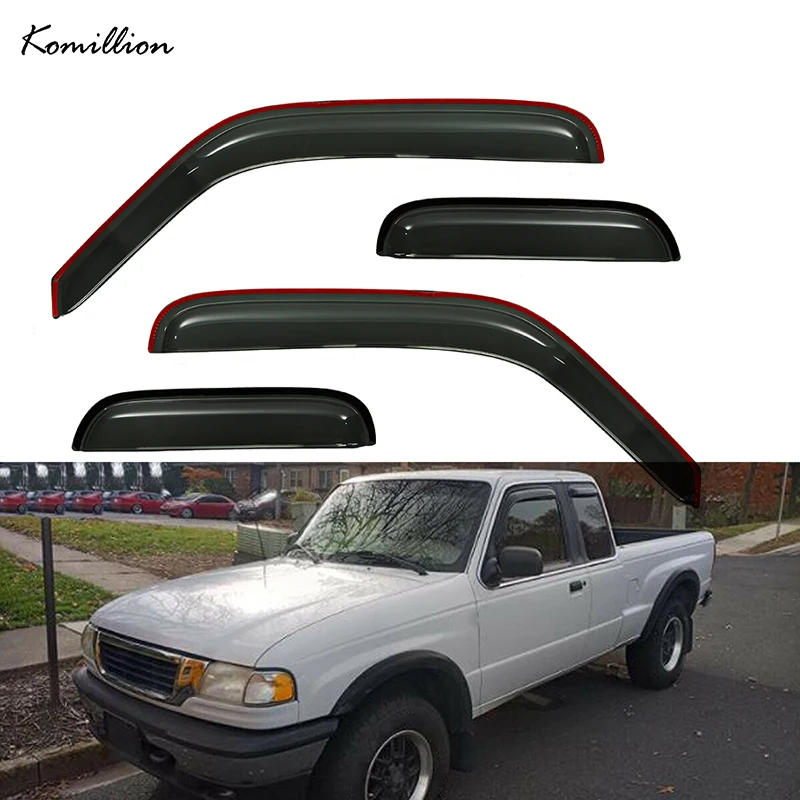 Car Window Visor Rain Sun Deflectors Sticker Trim for Mazda B3000 B4000 B2500 B2300 Extended Cab Ranger Exterior Accessories
Car Window Visor Rain Sun Deflectors Sticker Trim for Mazda B3000 B4000 B2500 B2300 Extended Cab Ranger Exterior Accessories