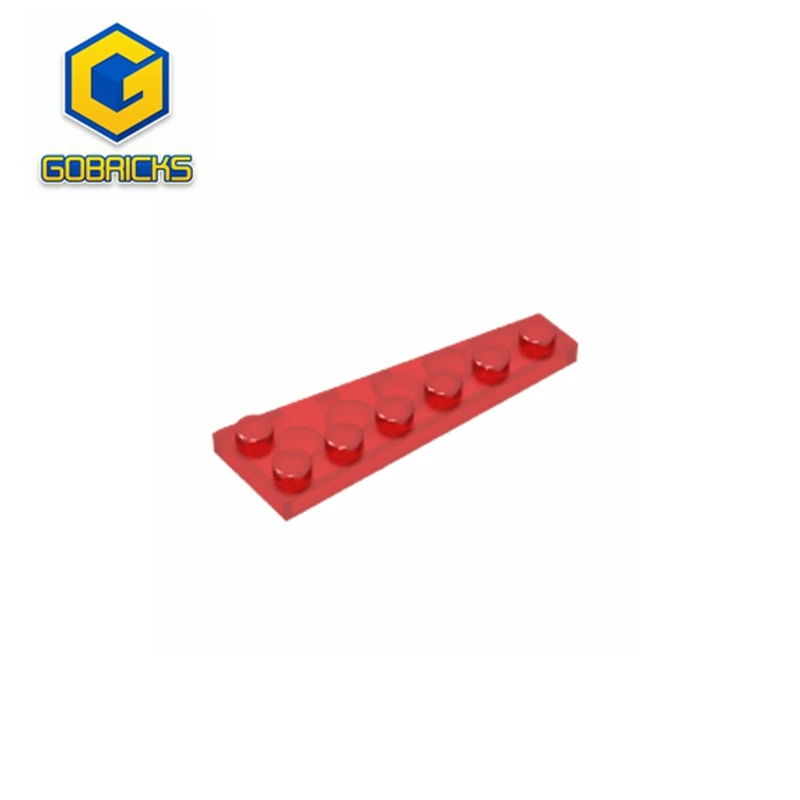 Gobricks GDS-2144 Wedge Plate 6 x 2 Left compatible with lego 78443 Technical Modified MOC DIY PARTS 
Gobricks GDS-2144 Wedge Plate 6 x 2 Left compatible with lego 78443 Technical Modified MOC DIY PARTS