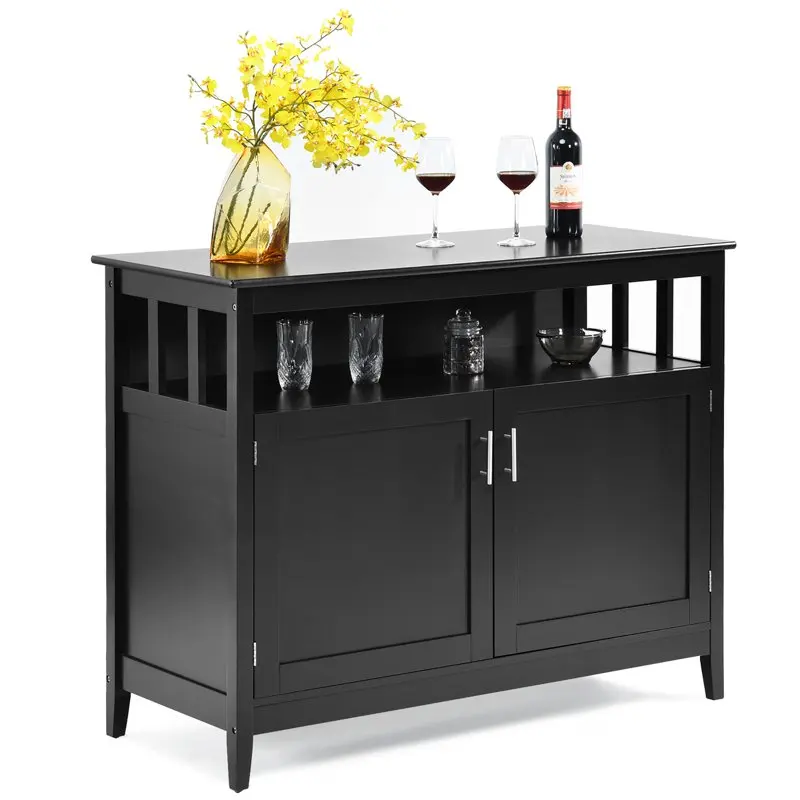 Sideboard Buffet Server Cupboard Storage Cabinet w/2 Doors Black Hotel furniture
Sideboard Buffet Server Cupboard Storage Cabinet w/2 Doors Black Hotel furniture