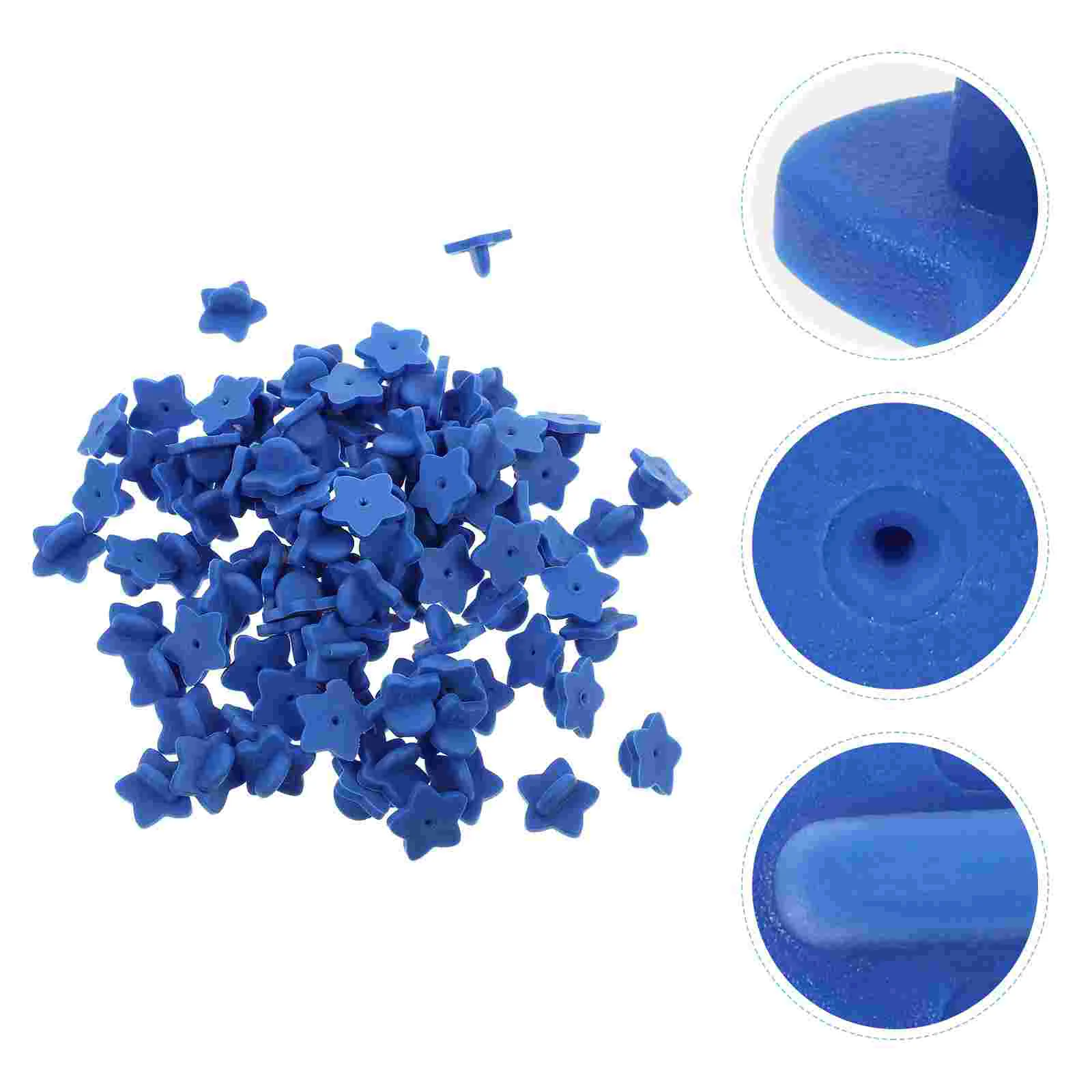 100 Pcs Blue Brooch Butterfly Hat Pin Backs Uniform Badge Replacement Keepers Lock Clasp Rubber Badges Backing Holder
100 Pcs Blue Brooch Butterfly Hat Pin Backs Uniform Badge Replacement Keepers Lock Clasp Rubber Badges Backing Holder