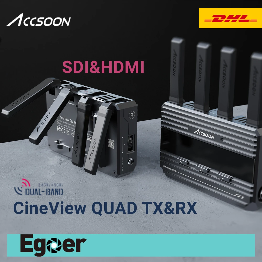 ACCSOON CineView QUAD SDI и HDMI 2,4 ГГц 5 ГГц Двухдиапазонная 500ft беспроводная камера передача видео приемник Система передатчика
ACCSOON CineView QUAD SDI и HDMI 2,4 ГГц 5 ГГц Двухдиапазонная 500ft беспроводная камера передача видео приемник Система передатчика