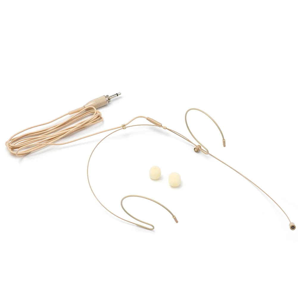 Beige Double Earhook Headset Mic Headworn Microphone 3 Pin For AKG 4 Pin XLR Plug ForShure Wireless Microphone CoverAccessories
Beige Double Earhook Headset Mic Headworn Microphone 3 Pin For AKG 4 Pin XLR Plug ForShure Wireless Microphone CoverAccessories