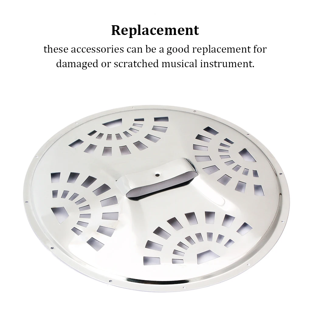 Adjustable Bridge Saddle Sound Hole Screens Wear-resistant Lightweight Resonator Tail Guitar Bridges Resonator Cone
Adjustable Bridge Saddle Sound Hole Screens Wear-resistant Lightweight Resonator Tail Guitar Bridges Resonator Cone