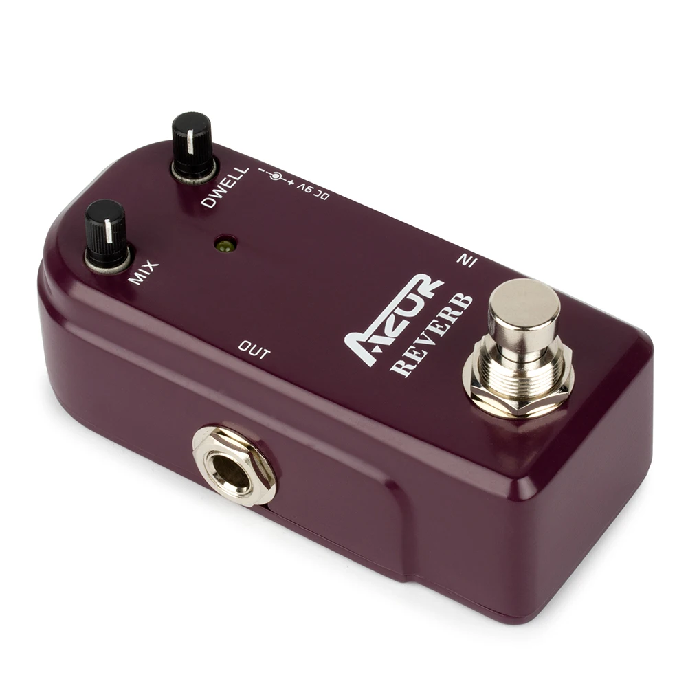 AZOR AP311 Reverb Guitar Effect Pedal With True Bypass Aluminium Alloy Case 9V Guitar Parts Accessories Reverb Pedal Effect
AZOR AP311 Reverb Guitar Effect Pedal With True Bypass Aluminium Alloy Case 9V Guitar Parts Accessories Reverb Pedal Effect