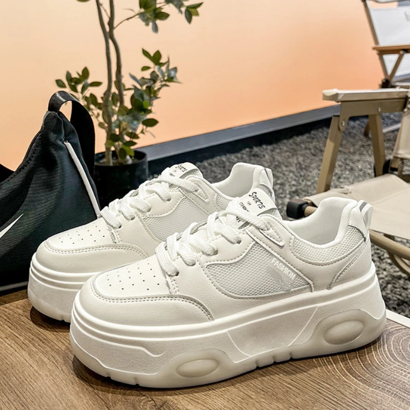 Женские весенне-осенние дышащие кроссовки Xiaobai, повседневные спортивные туфли, новинка сезона весна-осень 2023