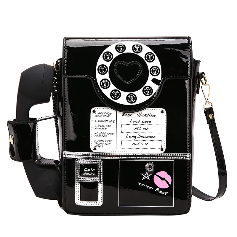 Creative Purses and Handbags Female Funny Personality Shoulder Bags Telephone Shaped Bags for Women 2023 Crossbody HandBag
Creative Purses and Handbags Female Funny Personality Shoulder Bags Telephone Shaped Bags for Women 2023 Crossbody HandBag