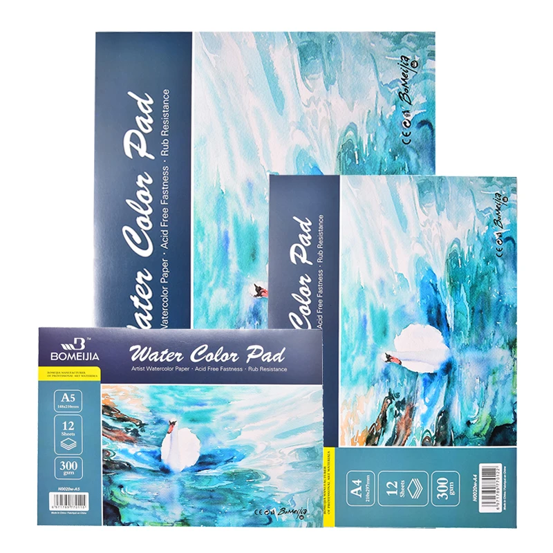 100% Cotton Watercolor Sketchbook 300g/m2 Water Color Drawing Paper Book Student Transfer Paper Papel Para Acuarela Art Supplies
100% Cotton Watercolor Sketchbook 300g/m2 Water Color Drawing Paper Book Student Transfer Paper Papel Para Acuarela Art Supplies