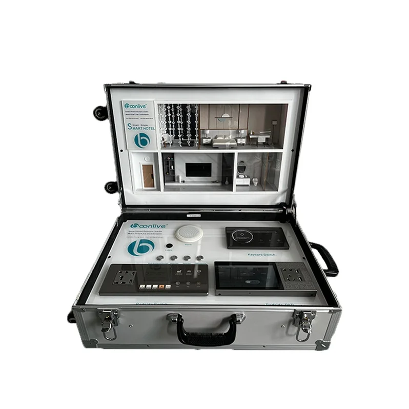 Boonlive Shenzhen New Tuya GRMS Touch Pad Customized Smart Hotel Control Cloud System Demo Kit Cases
Boonlive Shenzhen New Tuya GRMS Touch Pad Customized Smart Hotel Control Cloud System Demo Kit Cases