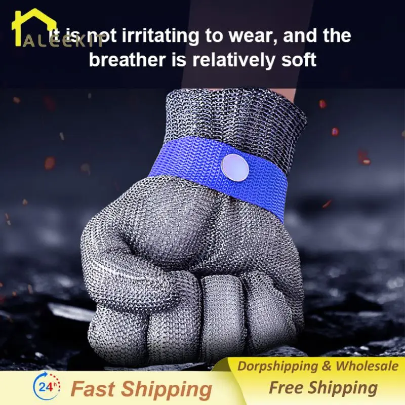 Cut Resistant Gloves Protective Non-slip Butcher Equipment Stainless Steel Gloves For Safety Cutting-edge Stainless Steel Gloves
Cut Resistant Gloves Protective Non-slip Butcher Equipment Stainless Steel Gloves For Safety Cutting-edge Stainless Steel Gloves