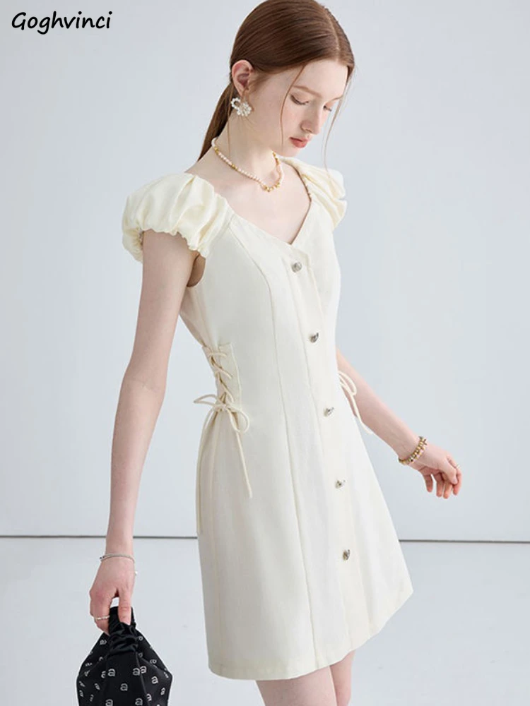 Dresses Women Bandage Simple Retro V-neck Summer Sleeveless Vestidos Korean Style Tender Casual New Elegant Stylish Ladies Daily
Dresses Women Bandage Simple Retro V-neck Summer Sleeveless Vestidos Korean Style Tender Casual New Elegant Stylish Ladies Daily