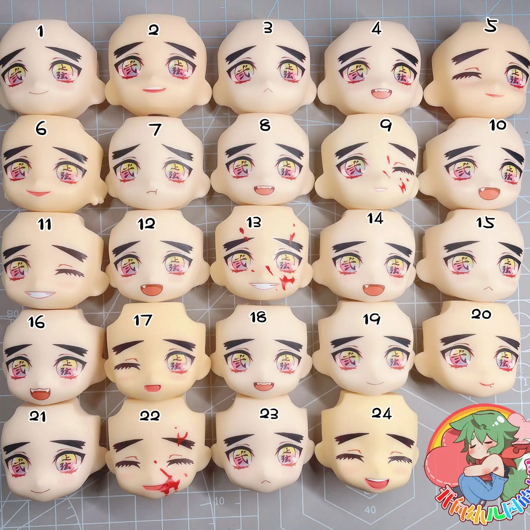 Anime Demon Slayer Douma Handmade OB11 Alternate Face Expression Replacement Water Paste Face Cosplay Cute Accessories Gift
Anime Demon Slayer Douma Handmade OB11 Alternate Face Expression Replacement Water Paste Face Cosplay Cute Accessories Gift