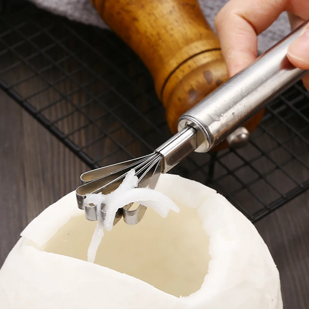 Stainless Steel Coconut Grater Shaver Kitchen Gadgets Fruit Tools Hang Seafood Accessories Multifunction Fish Clean Scales Tools
Stainless Steel Coconut Grater Shaver Kitchen Gadgets Fruit Tools Hang Seafood Accessories Multifunction Fish Clean Scales Tools