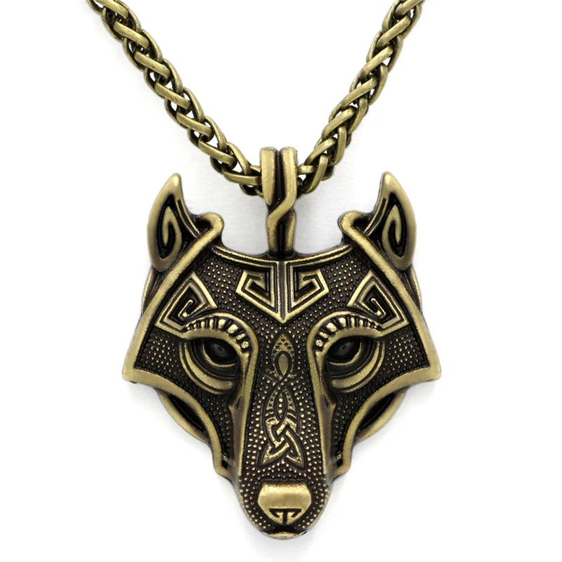 New Multicolor Wolf Head Pendant Necklace Norse Viking Stainless Steel Chain Leather Rope Accessories Amulet Charm Jewelry
New Multicolor Wolf Head Pendant Necklace Norse Viking Stainless Steel Chain Leather Rope Accessories Amulet Charm Jewelry