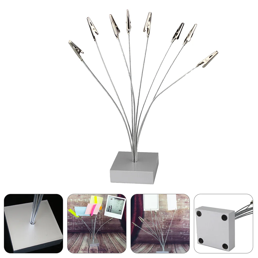 Photo Folder Clamps Stand Alligator Clip Metal Picture Holder Memo Clips Plastic Base Tabletop Adornment Card
Photo Folder Clamps Stand Alligator Clip Metal Picture Holder Memo Clips Plastic Base Tabletop Adornment Card