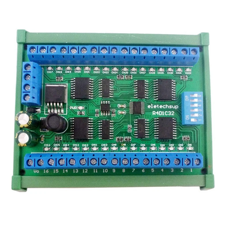 DC 12V 32-Channels RS485 Modbus RTU ULN2803A Transistor Controller PLC IO Expansion Board
DC 12V 32-Channels RS485 Modbus RTU ULN2803A Transistor Controller PLC IO Expansion Board