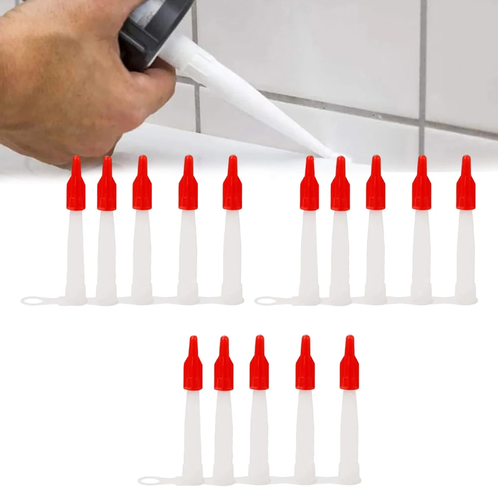 30pcs Silicone Tube Nozzle Cap Replacement Tips Caulk With Red Nozzle Cartridge Spare Silicone Caulking Tips Mouth
30pcs Silicone Tube Nozzle Cap Replacement Tips Caulk With Red Nozzle Cartridge Spare Silicone Caulking Tips Mouth