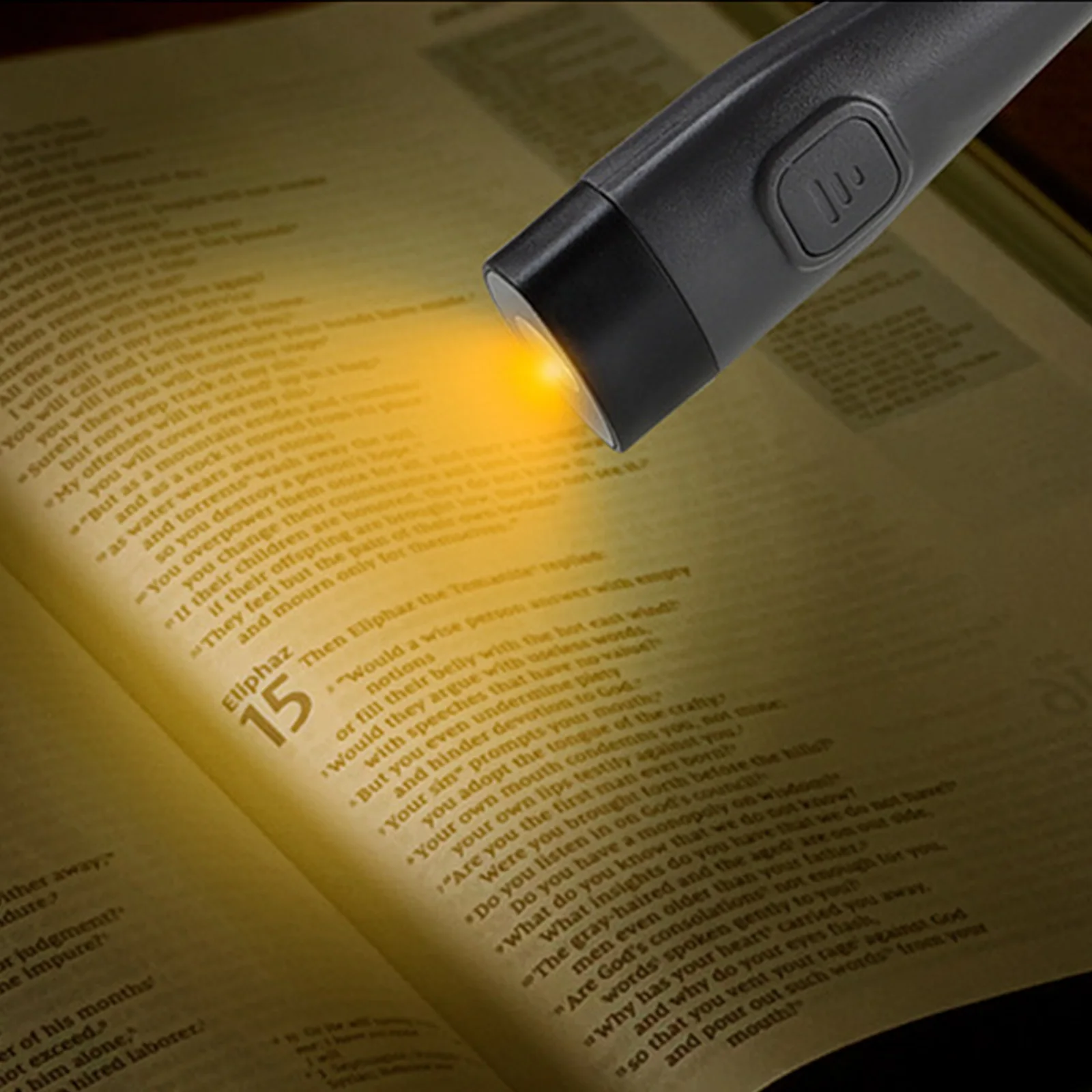 

4LED Neck Night Reading Light Foldable USB Handsfree Reading Lamp Flexible 3W 1000mAh Type-C Charging Gifts for Student Elderly