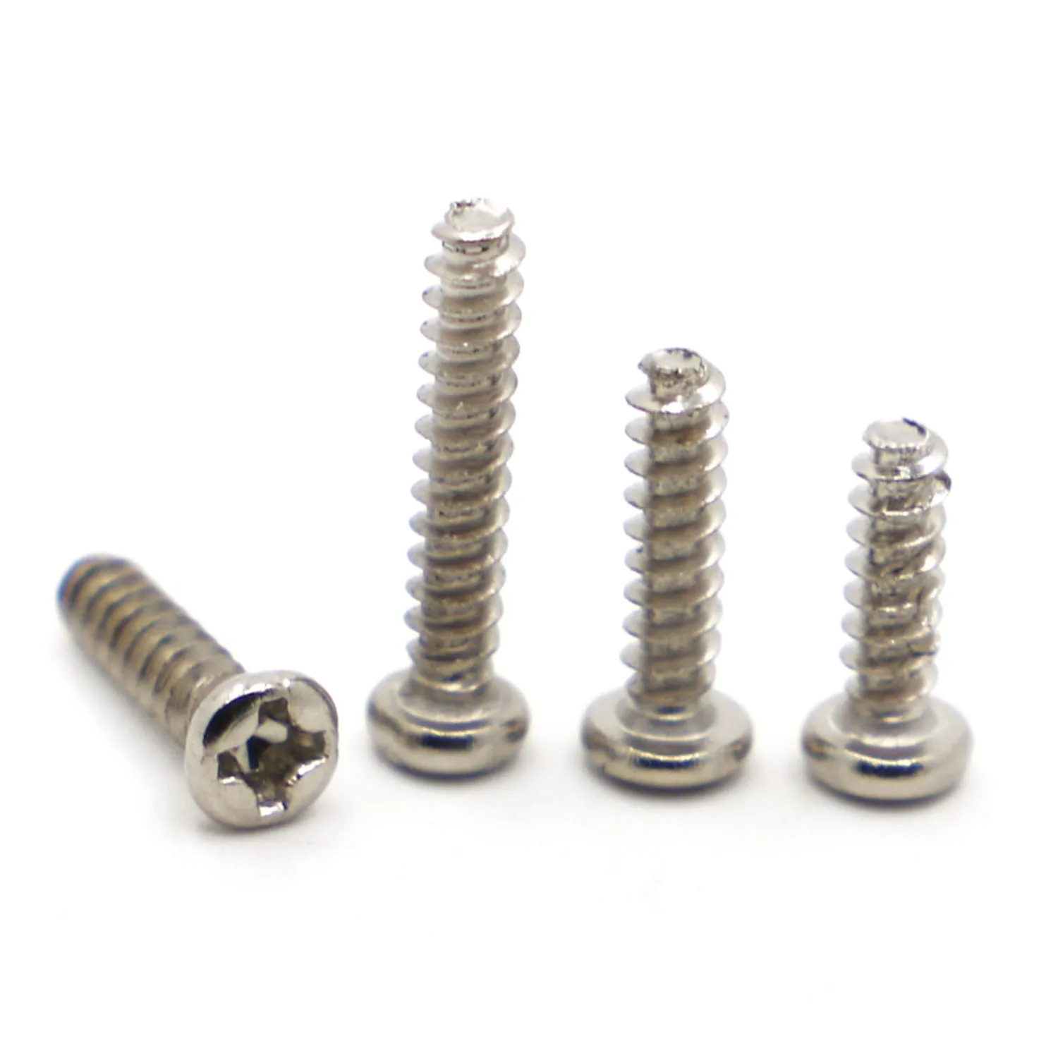 50/100pcs M1.4 M1.7 M2 M2.3 M2.6 M3 M4 Nickel Steel Mini Small Phillips Pan Cross Round Head Flat Tail Self Tapping Screws
50/100pcs M1.4 M1.7 M2 M2.3 M2.6 M3 M4 Nickel Steel Mini Small Phillips Pan Cross Round Head Flat Tail Self Tapping Screws