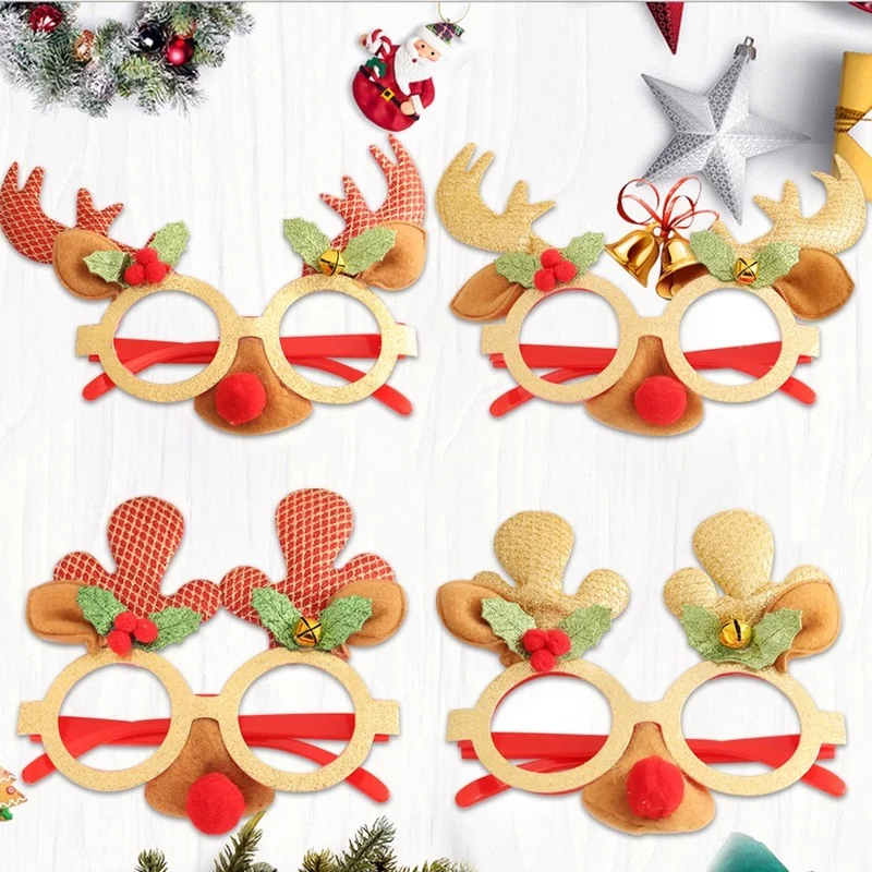New Christmas Decoration Creative Bells and Antlers Glasses Children Adult Merry Christmas Party Atmosphere Decoration Props
New Christmas Decoration Creative Bells and Antlers Glasses Children Adult Merry Christmas Party Atmosphere Decoration Props