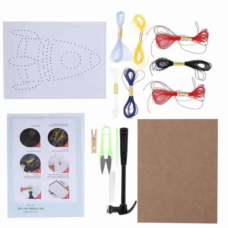 DIY Crafts Attractive Pattern String Art for DIY Creation
DIY Crafts Attractive Pattern String Art for DIY Creation
