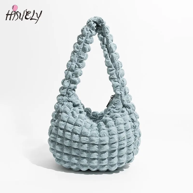 2023 Small Quilted Puff Bubble Women Hobo Bag Korean Trend Pleated Handbag Female Travel Grocery Shoulder Purse Underarm Bag
2023 Small Quilted Puff Bubble Women Hobo Bag Korean Trend Pleated Handbag Female Travel Grocery Shoulder Purse Underarm Bag