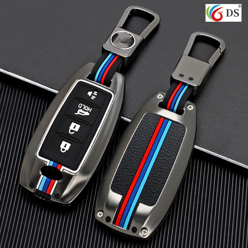 

For Infiniti QX50 QX60 Q70L 2020 Car Key Case Cover Key Bag Smart Remout Key Protect Shell Accessories Car-Styling Keychain